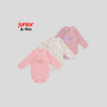 Junior 6-9M High Organic Cotton Long Sleeve Bodysuit Set - Image 8