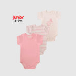 Junior 6-9M High Organic Cotton Short Sleeve Bodysuit Set
