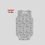 Junior 6-9M High Organic Cotton Sleeveless Bodysuit Set - Image 15