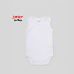 Junior 6-9M High Organic Cotton Sleeveless Bodysuit Set - Image 21