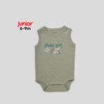 Junior 6-9M High Organic Cotton Sleeveless Bodysuit Set - Image 6
