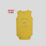 Junior 6-9M High Organic Cotton Sleeveless Bodysuit Set - Image 9