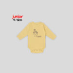 Junior 9-12M High Organic Cotton Long Sleeve Bodysuit Set - Image 7