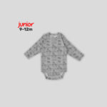 Junior 9-12M High Organic Cotton Long Sleeve Bodysuit Set - Image 8