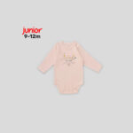 Junior 9-12M High Organic Cotton Long Sleeve Bodysuit Set - Image 3