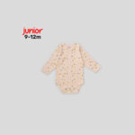 Junior 9-12M High Organic Cotton Long Sleeve Bodysuit Set - Image 4