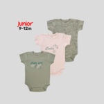 Junior 9-12M High Organic Cotton Short Sleeve Bodysuit Set - Image 5