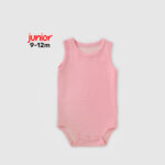 Junior 9-12M High Organic Cotton Sleeveless Bodysuit Set - Image 20