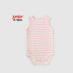 Junior 9-12M High Organic Cotton Sleeveless Bodysuit Set - Image 21
