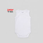 Junior 9-12M High Organic Cotton Sleeveless Bodysuit Set - Image 2